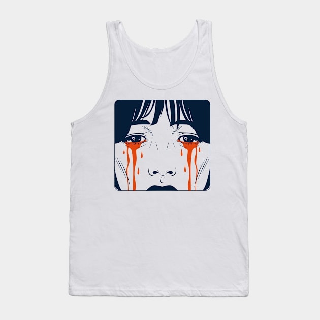 Women Tearing Up Tank Top by YungBick